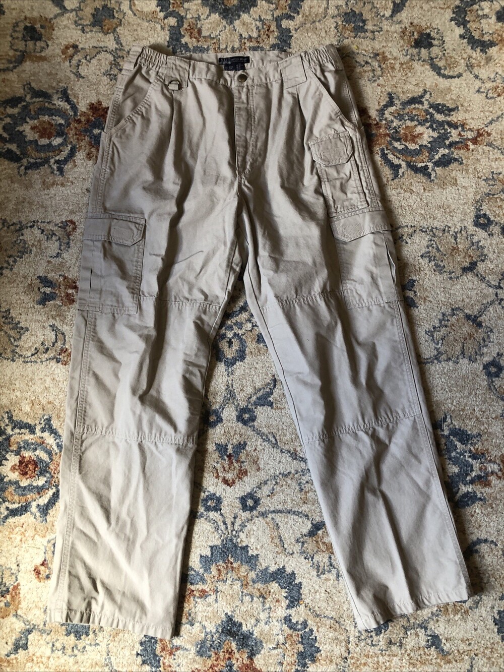 511 Tactical Series Mens Khaki Cargo Pants Utility Work Uniform Pockets 34x32